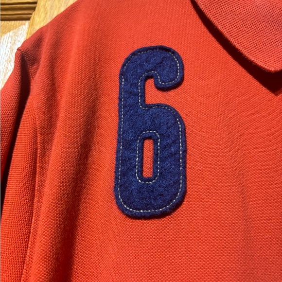 Polo Ralph Lauren Jeans Men's Orange Spell Out Polo Shirt XL - Picture 6 of 8